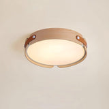 Mid-Century Houten Koepel Plafondlamp
