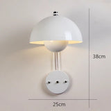 Moderne LED Wandlamp met Paddenstoel | Stijlvolle Nachtlamp voor Slaapkamers & Woonkamers