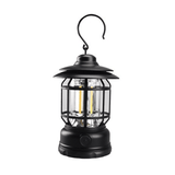 Draagbare Retro Campingleucht - VintageGlow, LED Campinglamp voor Outdoor, Tuin, en Avonturen