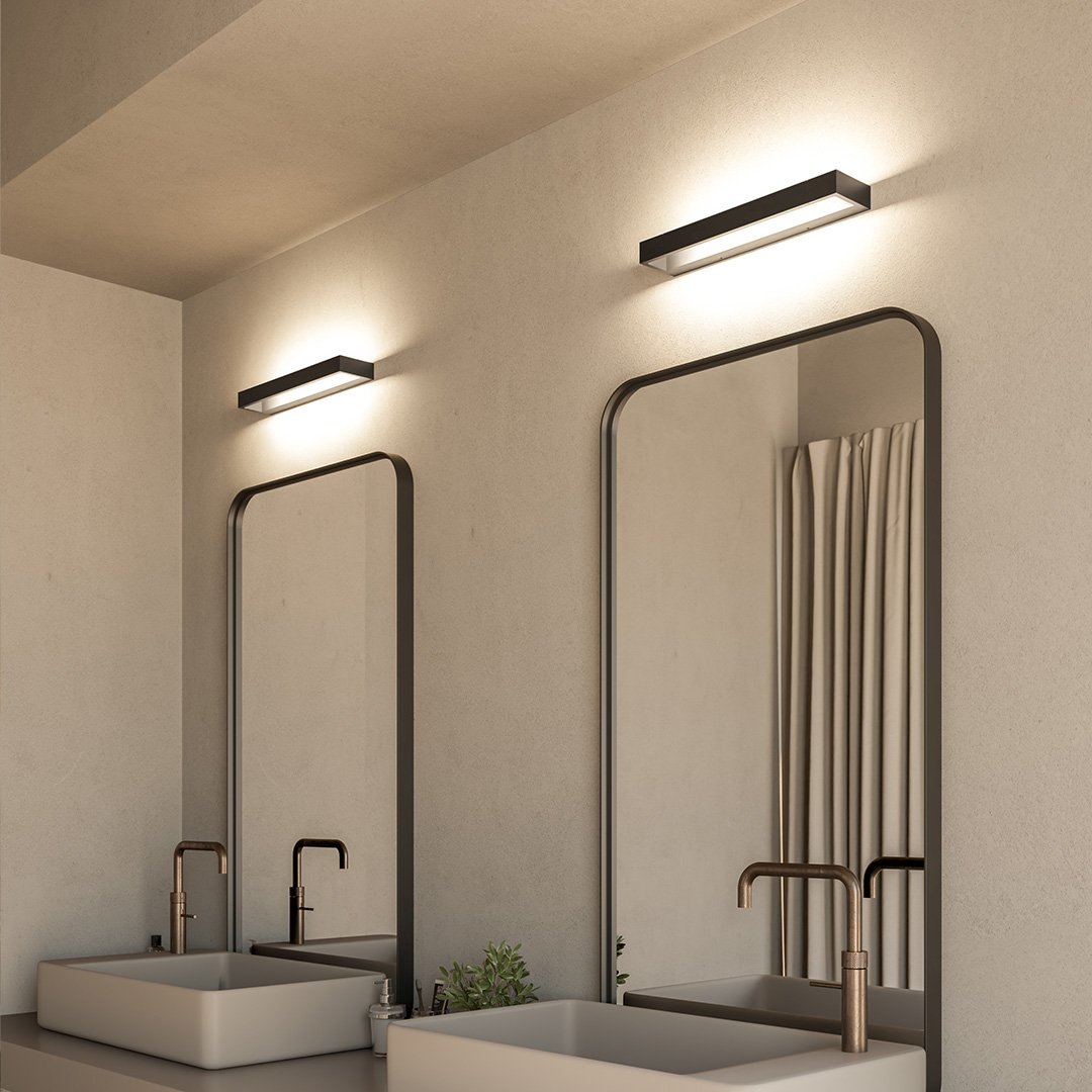 Slanke Moderne LED Wandlamp | Energiezuinige Verlichting voor Binnen en Buiten | Zwart Aluminium Design