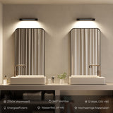 Slanke Moderne LED Wandlamp | Energiezuinige Verlichting voor Binnen en Buiten | Zwart Aluminium Design