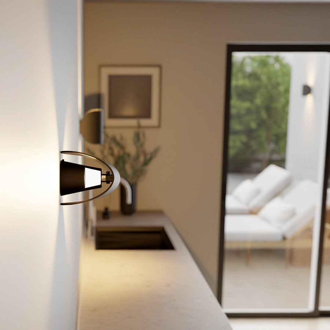 Moderne Draaibare LED Wandlamp - Energiezuinige Verlichting voor Binnen en Buiten