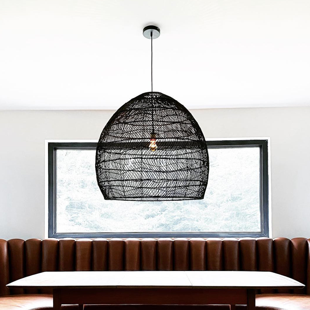 Handgemaakte Rotan Hanglamp Wicker Lampenkap