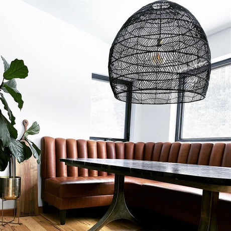 Handgemaakte Rotan Hanglamp Wicker Lampenkap