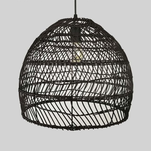 Handgemaakte Rotan Hanglamp Wicker Lampenkap