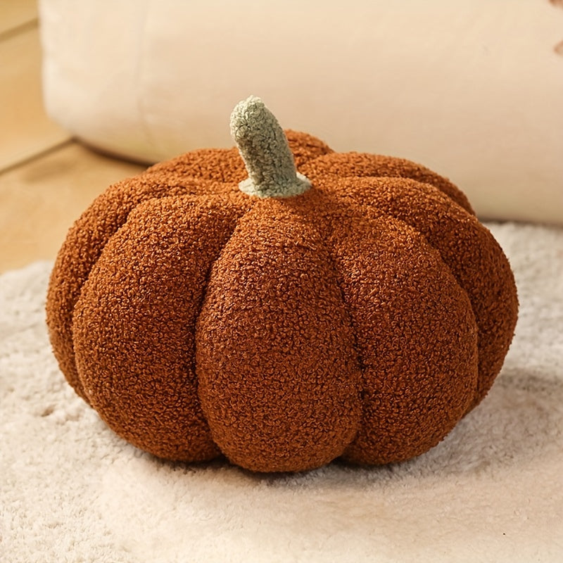 Zacht Pluche Pompoen Kussen - Decoratief Video Game Knuffel voor Kinderen 0-3 Jaar, Perfect voor Halloween