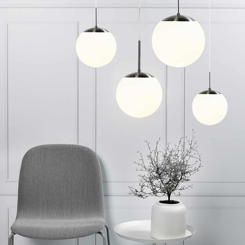 Stijlvolle Glazen Bol Hanglamp voor Keuken en Gang