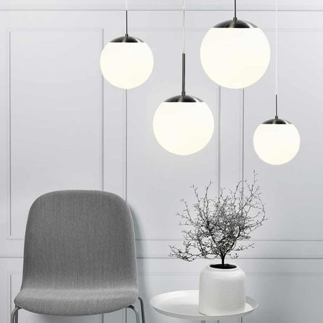 Stijlvolle Glazen Bol Hanglamp voor Keuken en Gang