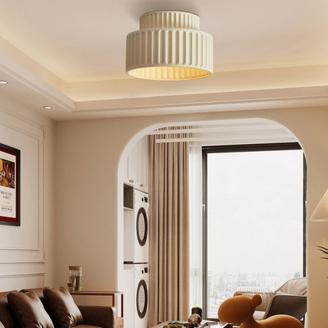 Vintage Crème Stijl Geschilderde Plafondlamp