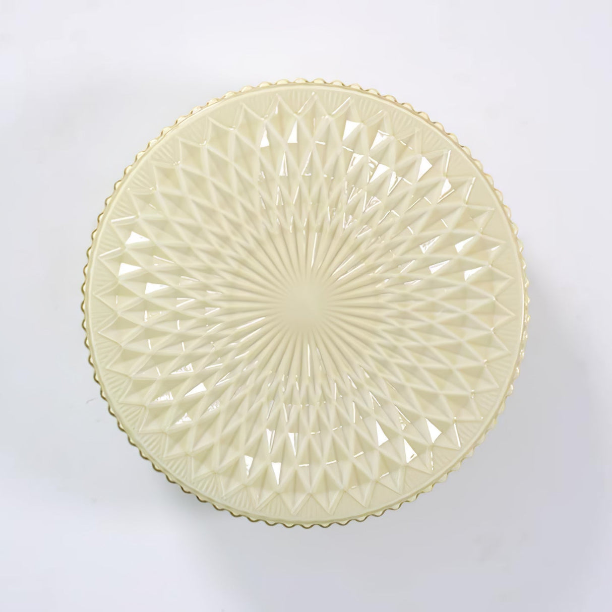 Retro Nostalgie Melkwit Glazen Plafondlamp