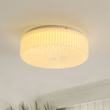 Retro Nostalgie Melkwit Glazen Plafondlamp