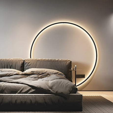 Luminous Circle LED Wandlamp - Moderne Minimalistische Ronde Wandverlichting, Energiezuinige Sfeerverlichting