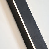 Zenith - Strakke LED Wandlampen Zwart Metaal voor Binnen en Buiten, Modern Design voor Tuin en Hal