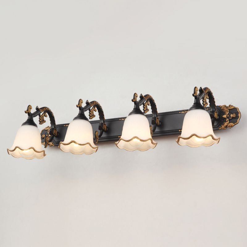 Félicie Klassieke Spiegelwandlamp - Verkrijgbaar in 4 Kleuren, Optie voor 2/3/4 Lampen
