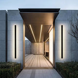 Zenith - Strakke LED Wandlampen Zwart Metaal voor Binnen en Buiten, Modern Design voor Tuin en Hal