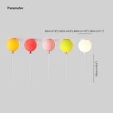 Speelse LED Plafondlamp met Ballonvorm - Vrolijke Verlichting voor Kinderkamers en Woonruimtes