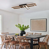 Moderne Houten LED Plafondlamp