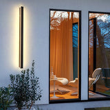 Zenith - Strakke LED Wandlampen Zwart Metaal voor Binnen en Buiten, Modern Design voor Tuin en Hal