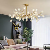 LED Vuurvlieg Sputnik Kroonluchter Moderne Hanglamp voor Woonkamer en Slaapkamer Plafondlampen