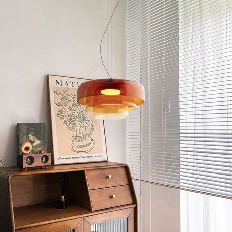 Nordic Ontwerper Creatieve Middeleeuwse Glazen Hanglampen