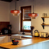 Nordic Ontwerper Creatieve Middeleeuwse Glazen Hanglampen