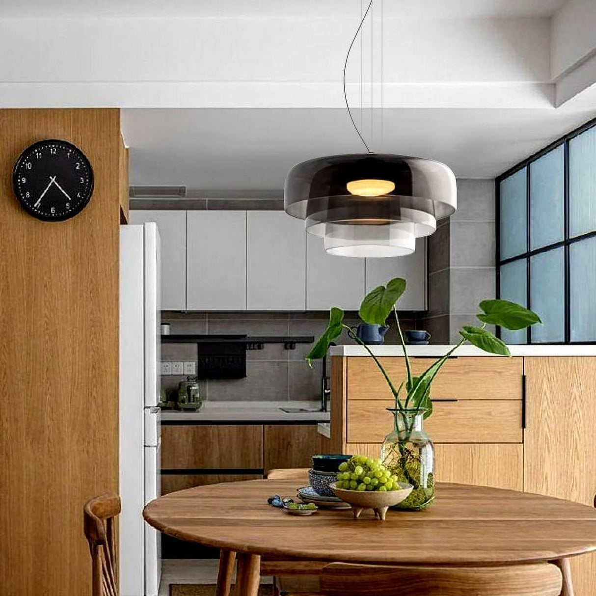 Nordic Ontwerper Creatieve Middeleeuwse Glazen Hanglampen