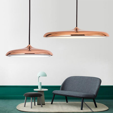 Verstelbare LED Hanglamp - Moderne Metalen Designlamp met Warm & Helder Licht, 40cm Diameter, Geschikt voor Woonkamer/Keuken