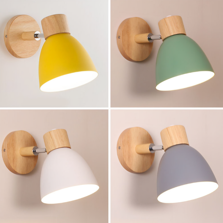 Minimalistische Scandinavische Wandlamp – Nordic Design voor Slaapkamer en Woonkamer | LED Verlichting
