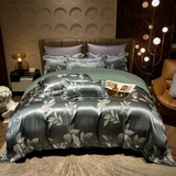 Luxe Egyptisch Katoenen Dekbedovertrek Set - Midnight Dusk | Ademend en Zacht Beddengoed voor Comfortabel Slapen