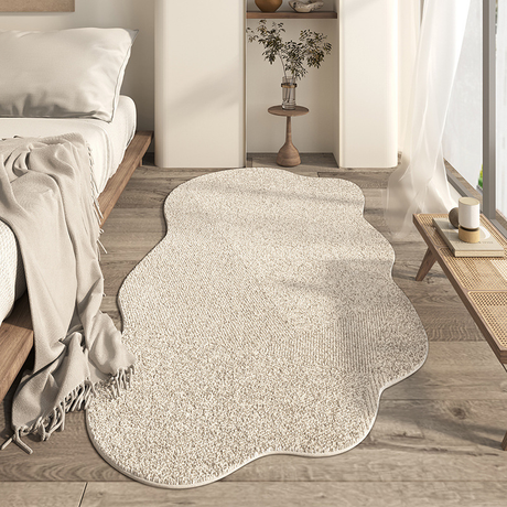 Modern Monochroom Golftapijt - Stijlvol en Duurzaam Vloerkleed voor Woonkamers