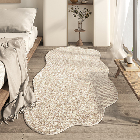 Modern Monochroom Golftapijt - Stijlvol en Duurzaam Vloerkleed voor Woonkamers