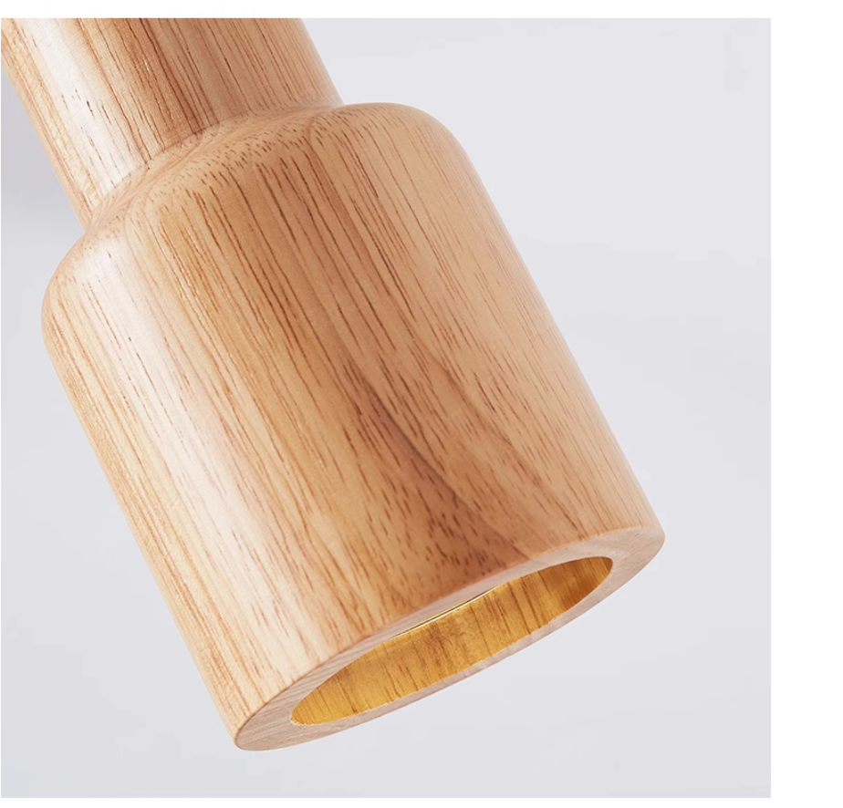 Scandinavische Houten Hanglamp – Minimalistisch Design voor Woonkamer en Slaapkamer | Natuurlijke Houtlook