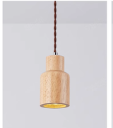 Scandinavische Houten Hanglamp – Minimalistisch Design voor Woonkamer en Slaapkamer | Natuurlijke Houtlook