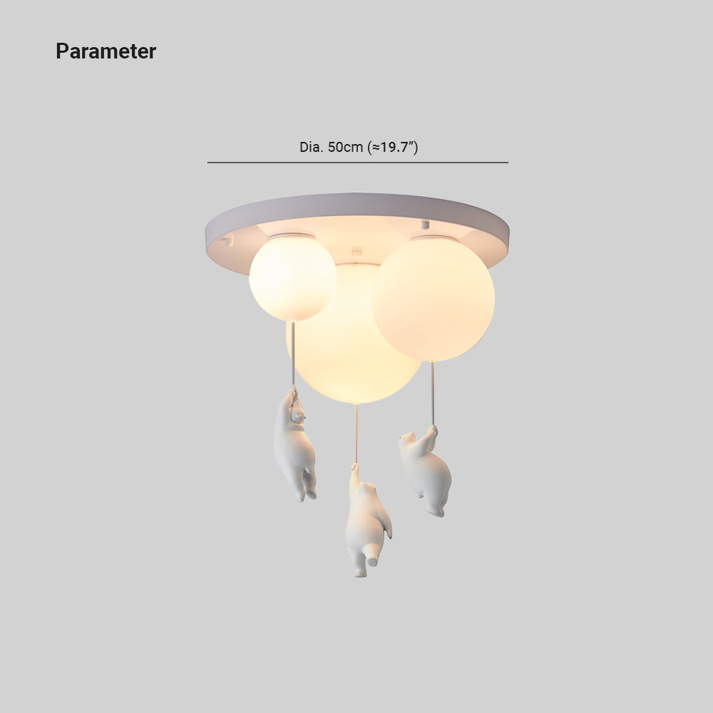 SkyDream Kinder Plafondlamp met Beer en Ballon - Speels Design en Energiezuinige LED Verlichting
