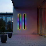 Zenith - Strakke LED Wandlampen Zwart Metaal voor Binnen en Buiten, Modern Design voor Tuin en Hal