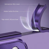 Ultra-Dunne Metalen Telefoonhoes | Slank en Robuust | Schokbestendige Bescherming voor iPhone en Android