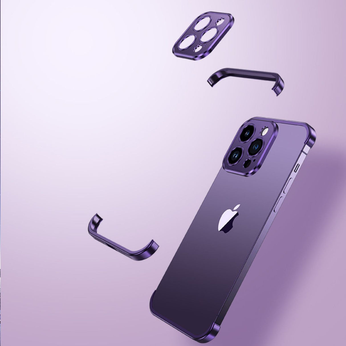 Ultra-Dunne Metalen Telefoonhoes | Slank en Robuust | Schokbestendige Bescherming voor iPhone en Android