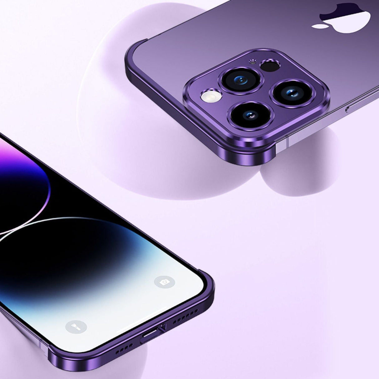 Ultra-Dunne Metalen Telefoonhoes | Slank en Robuust | Schokbestendige Bescherming voor iPhone en Android