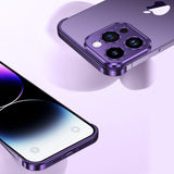 Ultra-Dunne Metalen Telefoonhoes | Slank en Robuust | Schokbestendige Bescherming voor iPhone en Android