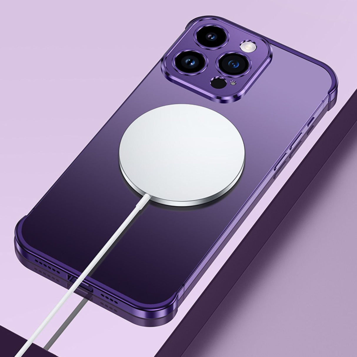 Ultra-Dunne Metalen Telefoonhoes | Slank en Robuust | Schokbestendige Bescherming voor iPhone en Android
