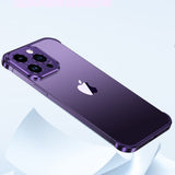 Ultra-Dunne Metalen Telefoonhoes | Slank en Robuust | Schokbestendige Bescherming voor iPhone en Android