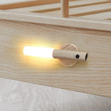 Slimme Houten Wandlamp met Bewegingssensor - Energiezuinig en Draadloos