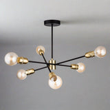 Elegante 6-Lichts Semi-Plafondlamp - Moderne Verlichting voor Jouw Interieur