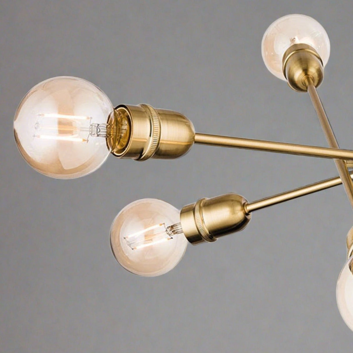 Elegante 6-Lichts Semi-Plafondlamp - Moderne Verlichting voor Jouw Interieur