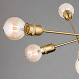 Elegante 6-Lichts Semi-Plafondlamp - Moderne Verlichting voor Jouw Interieur