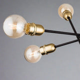 Elegante 6-Lichts Semi-Plafondlamp - Moderne Verlichting voor Jouw Interieur