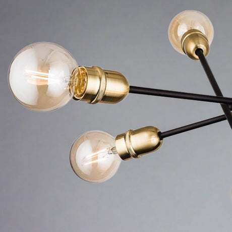 Elegante 6-Lichts Semi-Plafondlamp - Moderne Verlichting voor Jouw Interieur