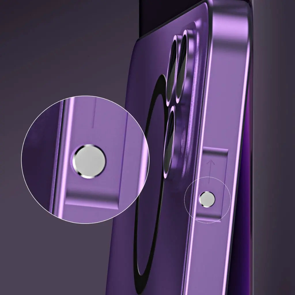 Magnetische Metalen iPhone Hoes – Beschermt tegen Krassen, Stoten en Vallen met Slank Modern Ontwerp