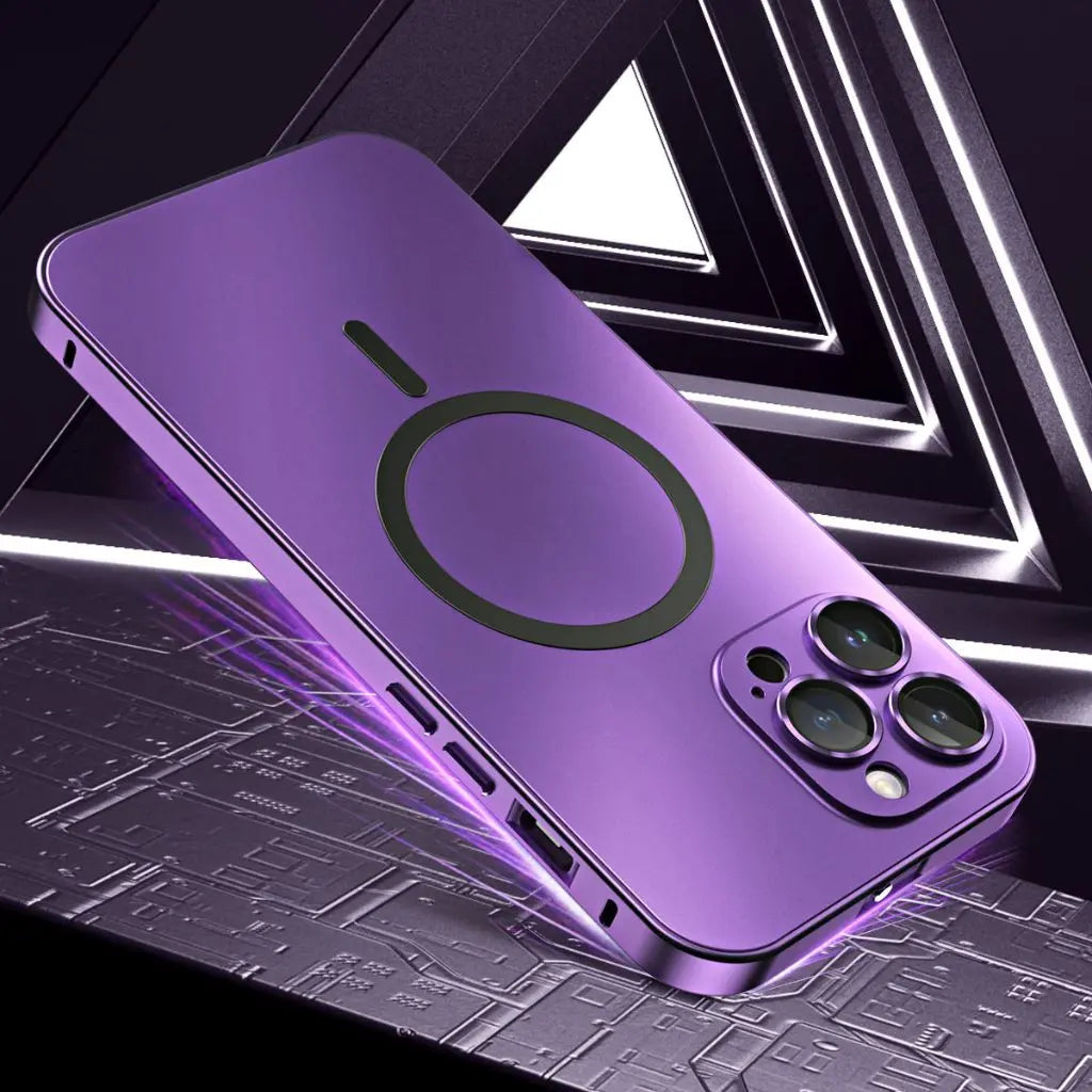 Magnetische Metalen iPhone Hoes – Beschermt tegen Krassen, Stoten en Vallen met Slank Modern Ontwerp