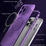 Magnetische Metalen iPhone Hoes – Beschermt tegen Krassen, Stoten en Vallen met Slank Modern Ontwerp